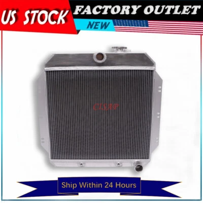 Aluminum Radiator For Chevrolet C10 C20 C30 K10 Panel/Pickup Suburban 1960-1962 - Image 1 of 4