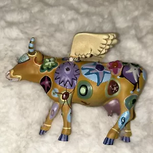 Vintage Cow Parade Figur Angelicow #9127 Angel Cow Eyelashes 2000 Retired - Bild 1 von 5