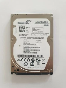 ST500LT012, PN: 1DG142-540, SN: S3P, SU,FW: 0001SDM1, Seagate 500Gb 2.5" HDD - Picture 1 of 2