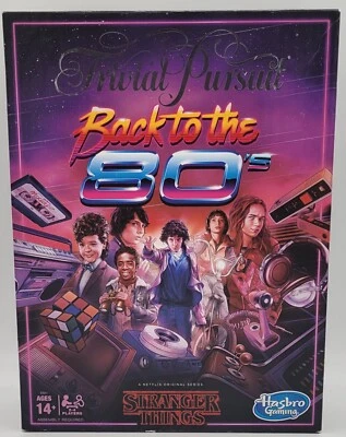 Stranger Things Back To The 80s Trivial Pursuit - 100% Complete - Hasbro Netflix - Image 1 of 4