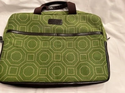 Kailo Chic 系列笔记本电脑包绿色几何图案太平洋设计 — 第 1/3 张图片