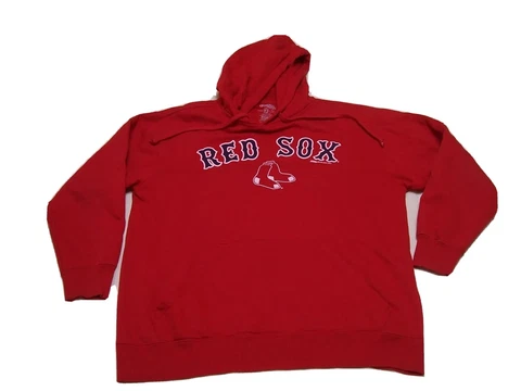 Boston Red Sox MED Hooded P/O Sw/Sh "Red Sox/Two Socks" MLB Red Cover