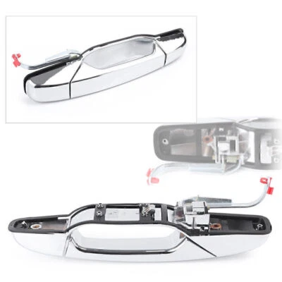 Door Handle Exterior Chrome Rear Right for GMC Cadillac Escalade Base 07-13 RH - Image 1 of 4