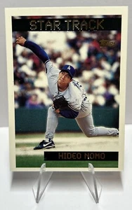 Tarjeta de novato intercambiada Video Nomo 1995 Topps #40T Los Angeles Dodgers - Imagen 1 de 2