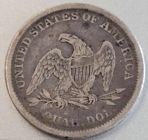 1838  Seated Liberty quarter  ,CHOICE  VF, Scarce DATE *ORIGINAL * Cover