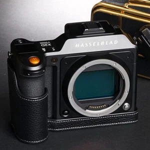 Bolso Funda Media Cámara Cuero Genuino Hecho a Mano para Hasselblad X2D 100c - Imagen 1 de 18