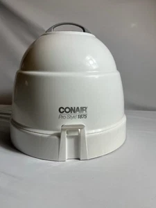 Conair 1875 Watt Pro Style Bonnet Ionic Hair Dryer White Hood - Picture 1 of 5