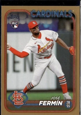 2024 TOPPS SERIES 1 GOLD #305 JOSE FERMIN RC (1146/2024) - Image 1 of 2