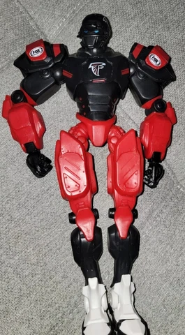 NFL ATLANTA FALCONS Team Cleatus Fox Sports Robot Action Figure Posable Cover