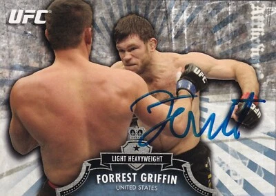 Forrest Griffin Signed 2012 Topps UFC Bloodlines Card #32 Autograph 86 76 148 53 - Image 1 of 4