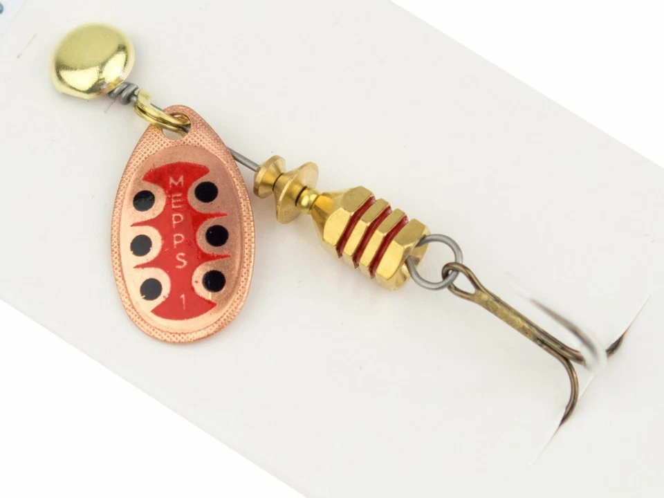 Mepps Aglia TW Size: #1 3.5g Esche Cucchiaini Copper Silver  - Immagine 1 di 1