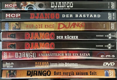 Western Filme Sammlung 8 DVD - Django - Bastard, Henker, Rächer, Satan, Gott - Bild 1 von 2