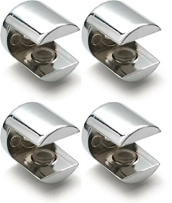 Glass Shelf Support Bracket Brackets - Polished Chrome For 5 mm Thick Shelves - image 1 of 2
