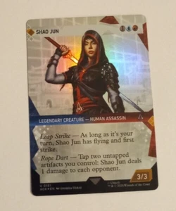 Shao Jun Showcase Foil NM/M Assassins Creed MTG Magic the Gathering - Picture 1 of 2