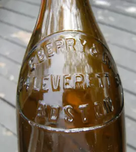 C.BERRY & CO. beer bottle(empty) 84 Leverett St., Boston. emb.1913 brown glass - Picture 1 of 6