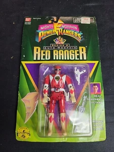 Bandai 1995 Mighty Morphin Power Rangers Series 2 Auto Morphin Red Ranger Signed - Picture 1 of 4