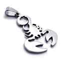 Fashion Jewelry 316L Stainless Steel Scorpion shape Pendant cool Mens Necklace