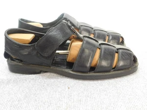To Boot New York Adam Derrick Schuhe Herren Größe 11 schwarz Leder Fischer Sandalen - Bild 1 von 10