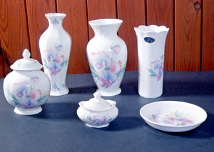 Stunning Vintage Aynsley Little Sweetheart Set Of 6 Pieces – Bone China Job Lot - Picture 1 of 13