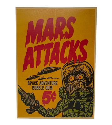 Póster Mars Attacks años 50 retro impresión póster extraterrestres espacio exterior estilo vintage Foto 1 de 4