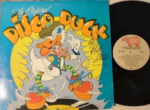 Rick Dees: The Original Disco Duck Vinyl Record Album LP (RSO, RS-1-3017) GD f/s - Foto 1 di 7
