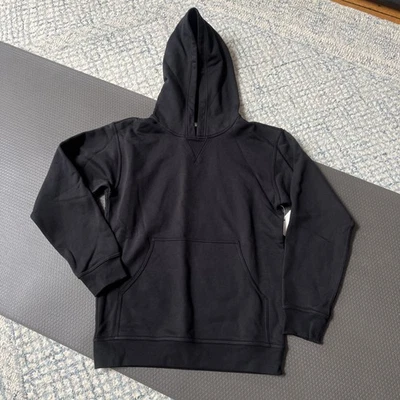 Lululemon ALL YOURS HOODIE * TERRY 黑色 尺寸 6 全新带标签 — 第 1/4 张图片
