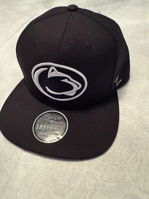 PENN STATE ST NITTANY LIONS NCAA Z11 NAVY FLAT BILL SNAPBACK ZEPHYR CAP HAT NEW! - Image 1 of 4