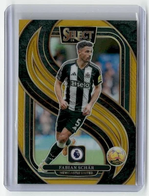 Fabian Schar 2024-25 Panini Select Premier League #189 Gold /10 - Image 1 of 2