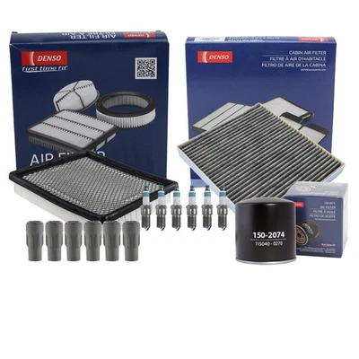 Denso Tune Up Kit 6 Spark Plugs & Boots Kit for Dodge Avenger 2.7L V6 Vin D EER - Image 1 of 2