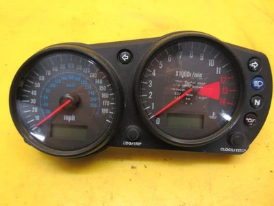 Kawasaki Ninja ZX9R 2001 velocímetro medidores pantalla panel velocímetro 6911 millas Foto 1 de 4