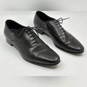 Saint Laurent Paris Black Leather Derby Size 40 - Picture 1 of 13