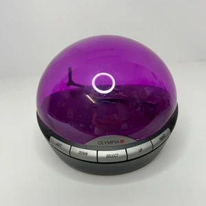 Olympia Infoglobe Horloge numérique d'identification de l'appelant violet OL-3000.2 sans cordon d'alimentation - Photo 1/3