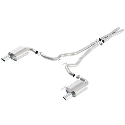 Escape trasero de acero inoxidable Borla 140591 ATAK para Ford Mustang GT 2015-17 5,0 L V8 Foto 1 de 4