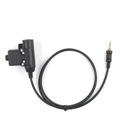 Tactical Headset Adapter U94 PTT For Yaesu Vertex VX-6R VX-7R FT-270R FT-277R - Image 1 of 4