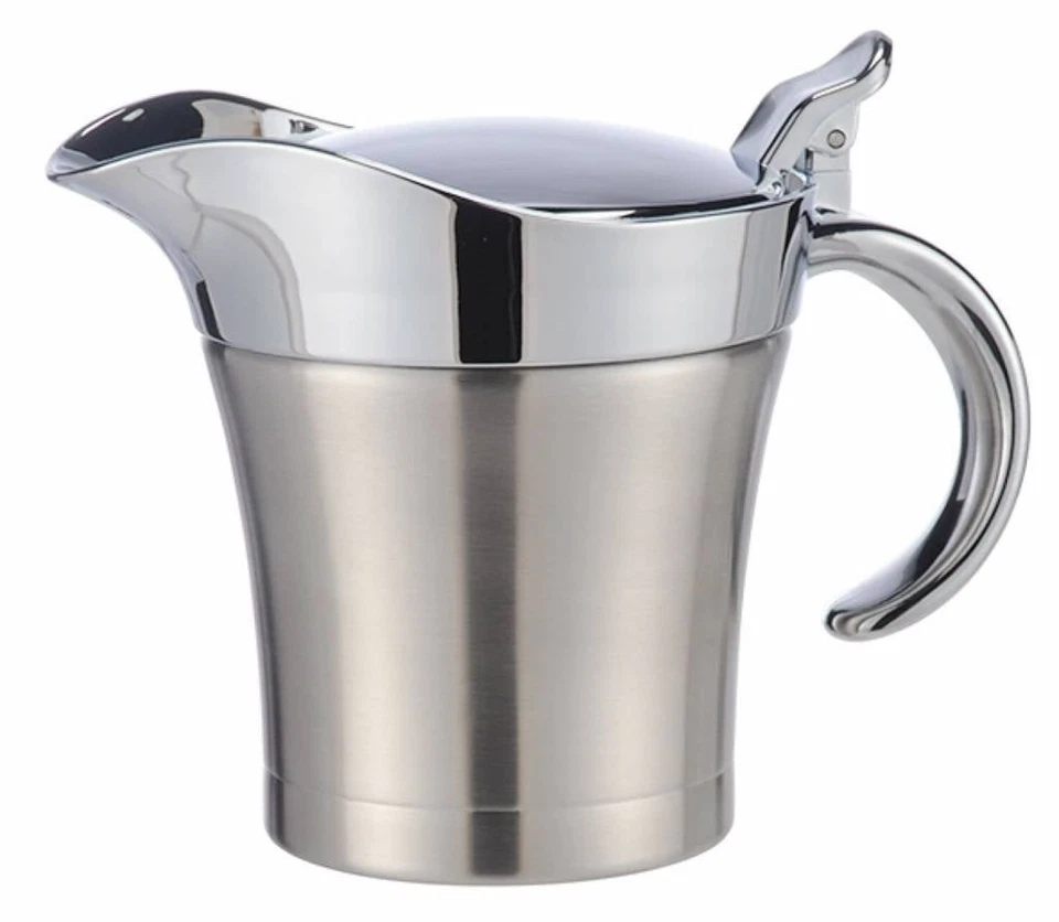HI Edelstahl Thermo Sauciere - Silber, 400ml