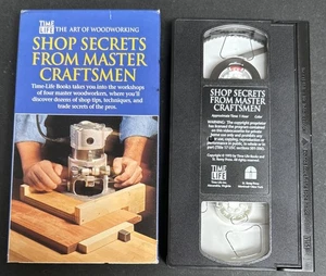 Time Life The Art Of Woodworking Shop Secrets From Master Craftsman VHS Tape - Picture 1 of 9