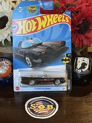 Hot Wheels Batman TV Series Batmobile Black Diecast Sealed NM Condition - Image 1 of 4
