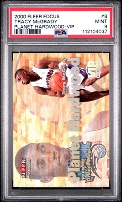 Tracy McGrady 2000 Fleer Focus Planet madera dura VIP/50 PSA 9 Foto 1 de 2