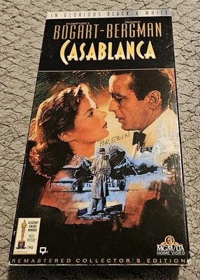 Casablanca Remastered Collector's Edition VHS Tested Plays - Image 1 of 4