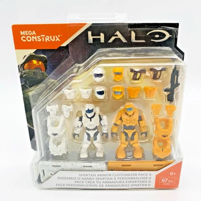 Mega Construx Halo Spartan Armor Customizer Pack II - Factory Sealed Retired Set - Image 1 of 4