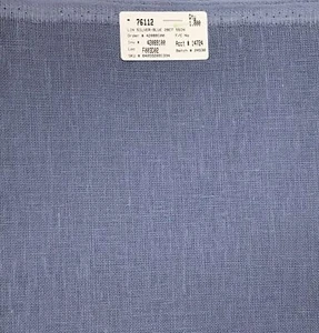 18" x 27" Permin 28 count linen Silver Blue from Denmark dmc 160 cross stitch - Picture 1 of 2