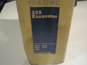 CAT Caterpillar 235 Crawler Excavator Repair Shop Service Guide Book Manual - Picture 1 of 12