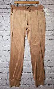 Calvin Klein Beige Tan Velvet Banded Cuff Jogger Pants NWT Size XL - Picture 1 of 13