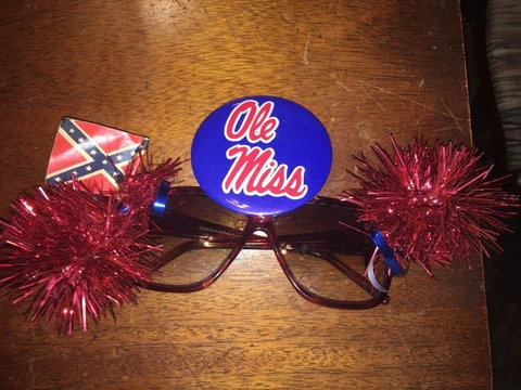Ole Miss Rebels Col. Reb Sunglasses Festive Wear Made In Senatobia MS Cover