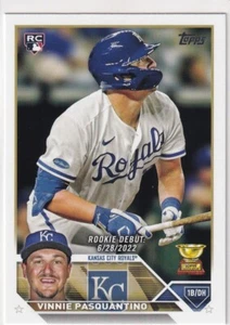 2023 TOPPS UPDATE RC VINNIE PASQUANTINO KANSAS CITY ROYALS ROOKIE JC-1668 - Picture 1 of 1
