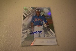 2017 Panini Elite Extra Edition Auto Auto Omar Florentino #157 Auto