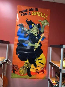 Halloween Vintage 1981 Hallmark Witch Poster. Incredible Find. Holy Grail RARE! - Picture 1 of 10