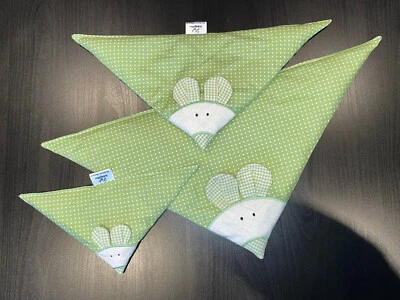 DIE IDEENBIENE Körnerkissen Maus Wärmekissen - grün Karo / grüne Punkte - L / XL / XXL