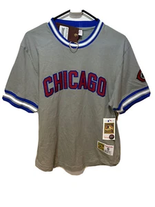 NWT Mens Mitchell & Ness Wild Pitch MLB CHICAGO Cubs Top Sz S $70 - Picture 1 of 10
