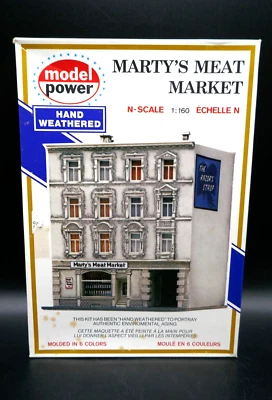 N Scale Model Power #1544 Marty's Meat Market Kit - Unbuilt in Open Box - Image 1 of 4